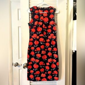 Cute floral midi dress
